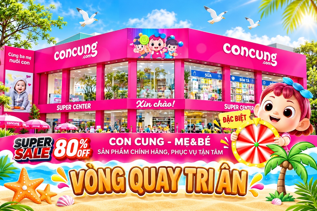 Con Cưng Super Center - Vòng Quay Tri Ân