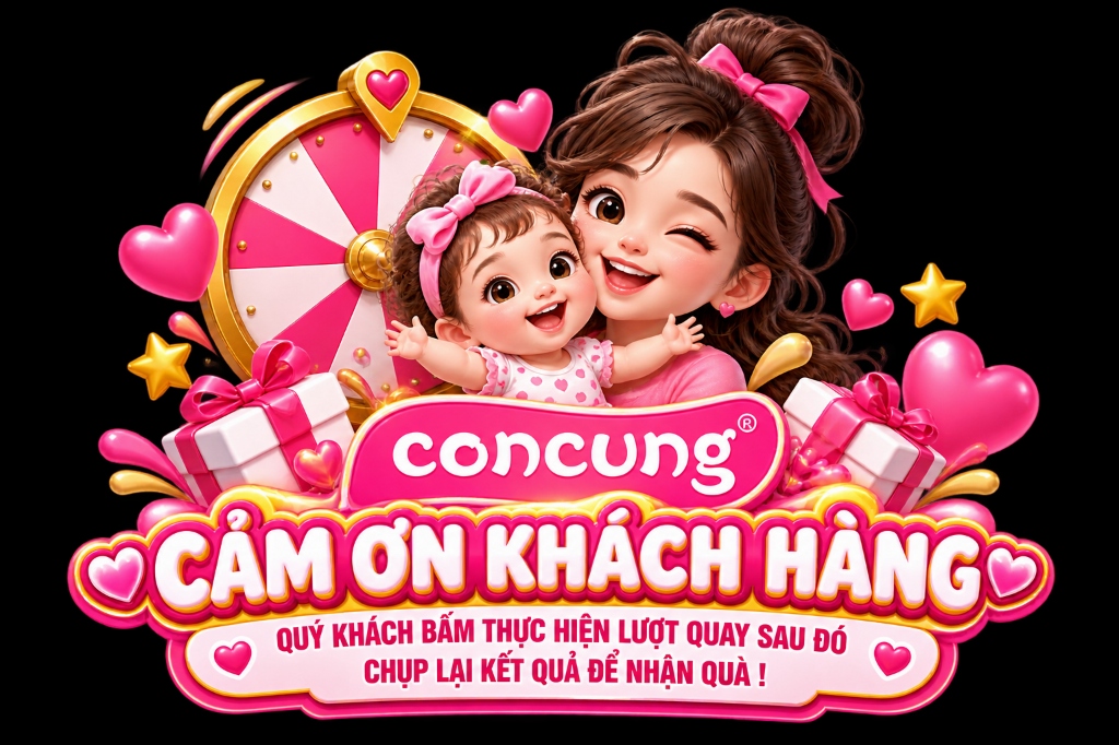 Con Cưng cảm ơn khách hàng